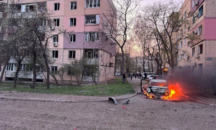 Фото зруйнованого будинку в Кривому Розі