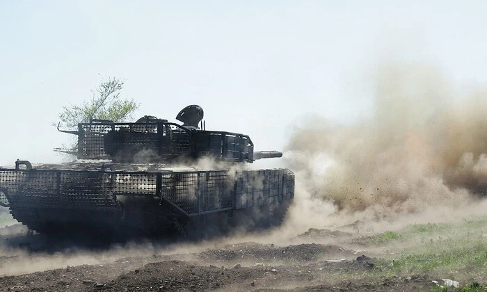 Российская военная техника на границе