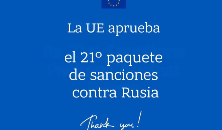 EU approved 21st package of sanctions against Russia