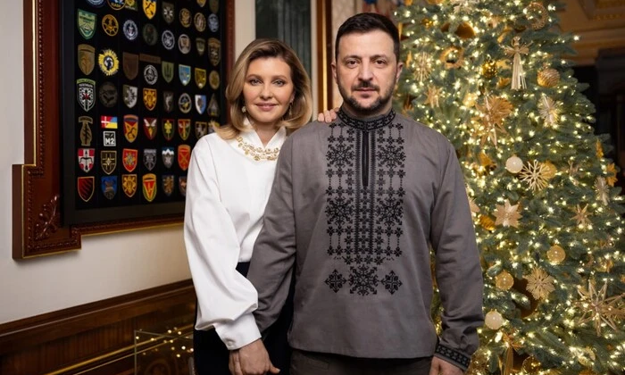 Подружжя Зеленських звертається до українців перед Новим роком