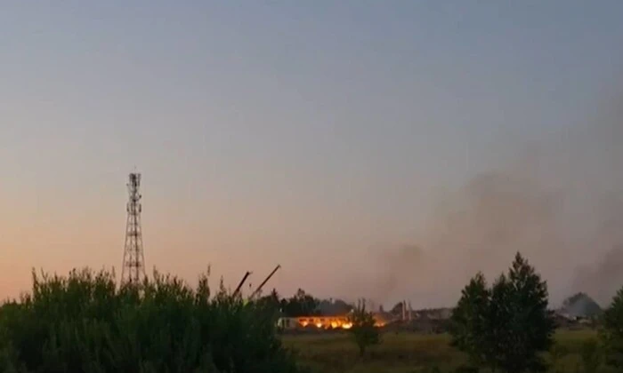 Згоріли автомобілі від вибухів