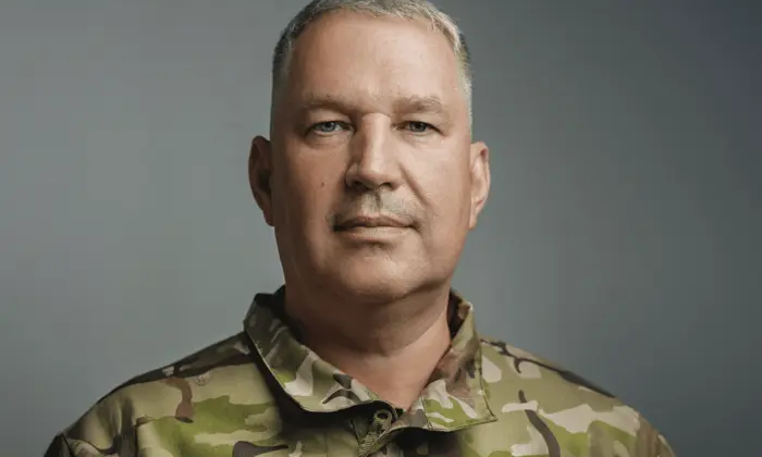 Заступник командувача ПС під час конференції