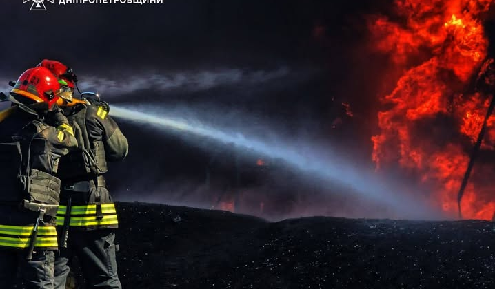 Пожары и разрушения в Днепропетровщине