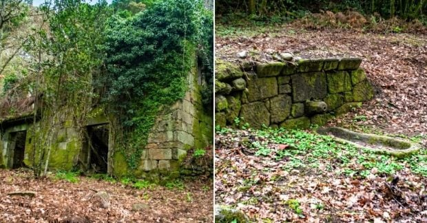 Abandoned village in Galicia, Spain