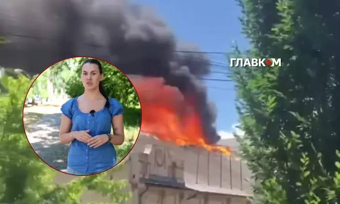 Знімальна група під час вибуху