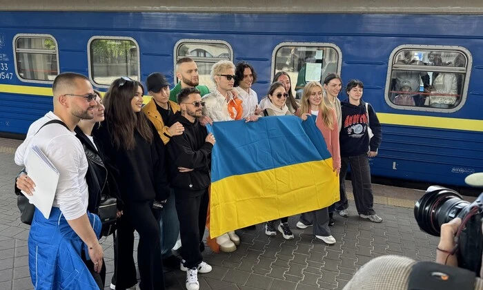 Зображення групи Ziferblat під час підкорення Євробачення-2025 у Швейцарії