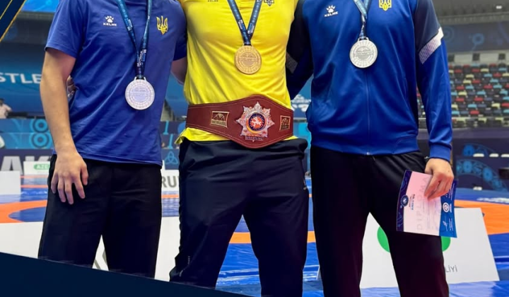 Ukrainian Greco-Roman wrestlers with three medals