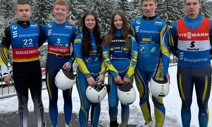Українські саночники вибороли бронзу