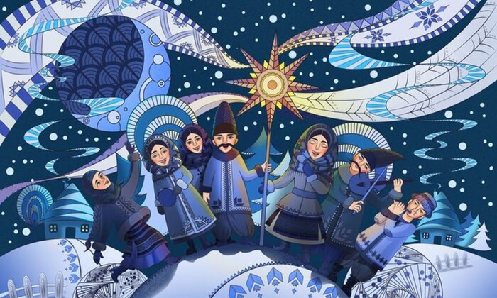 Листівка Різдвяна з побажаннями