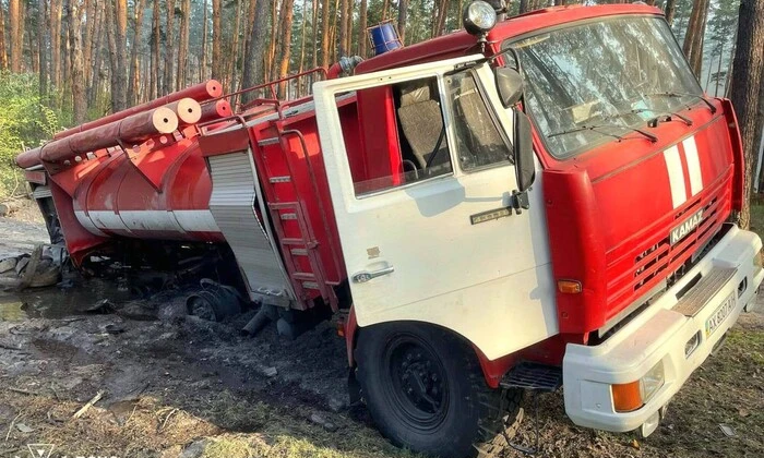 Пожежа на Харківщині: постраждали два лісники