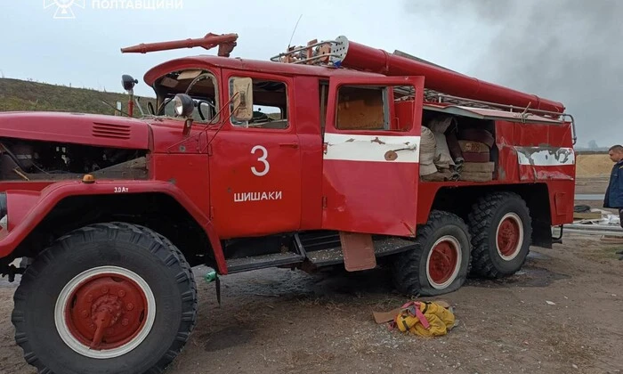 Полтавські рятувальники на місці події