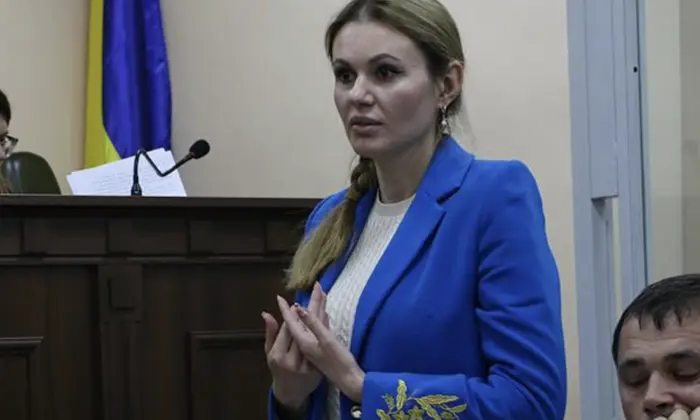 Court and MP Skorokhod in the hall