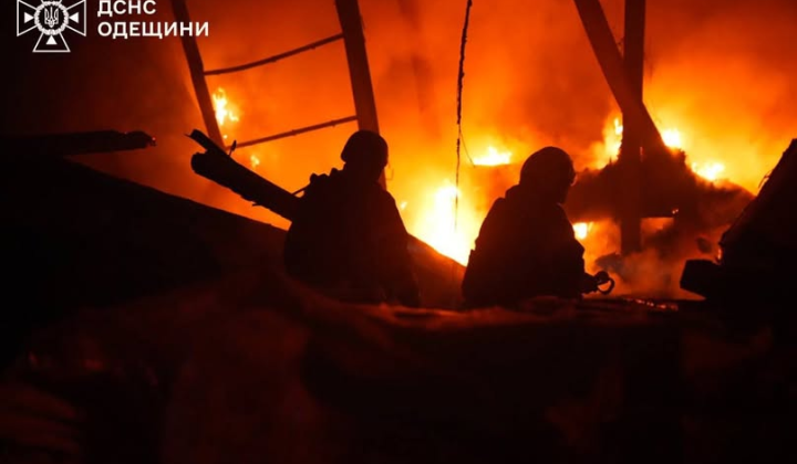 Пожежа на промисловому підприємстві в Одесі