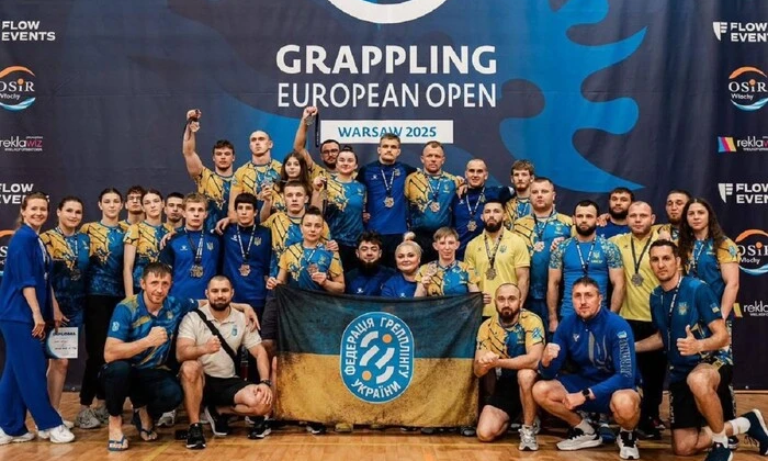 Сборная Украины по грепплингу победила на Чемпионате Европы