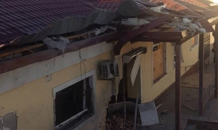 Shelling of the train station in Kherson