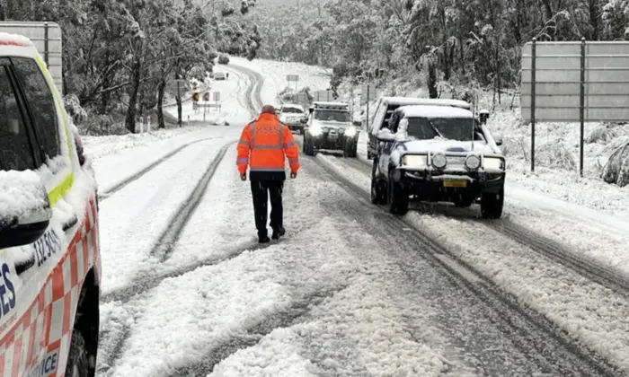 Snowfall in Australia - blackout disaster