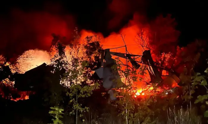 Пожежа на промисловому підприємстві в Харківській області