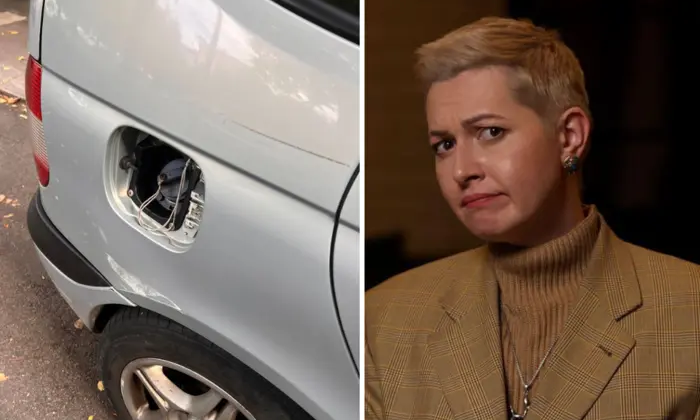 Автомобіль впаркований на інший авто