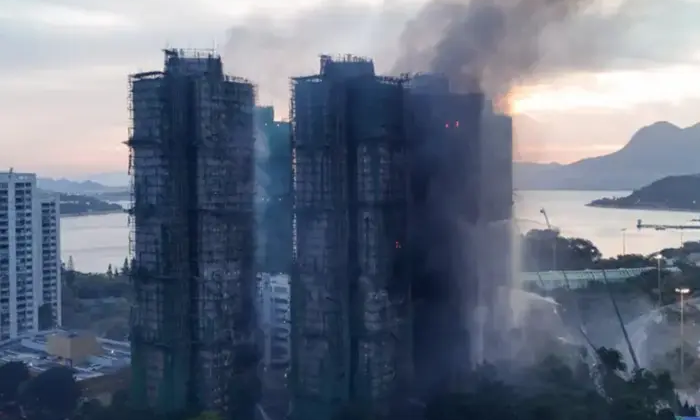 Жахлива пожежа у житловому комплексі