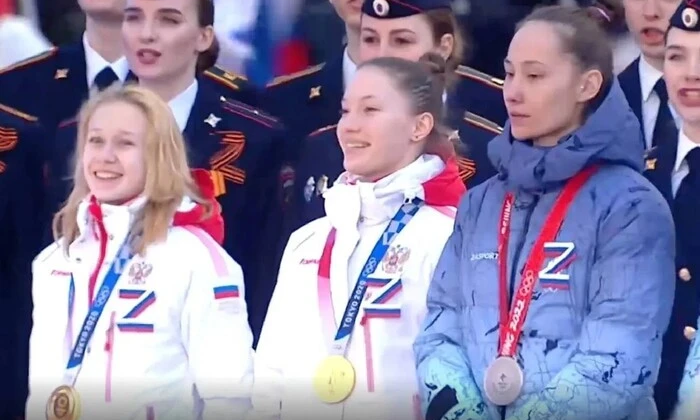 Гимнасты из России и Беларуси на соревнованиях