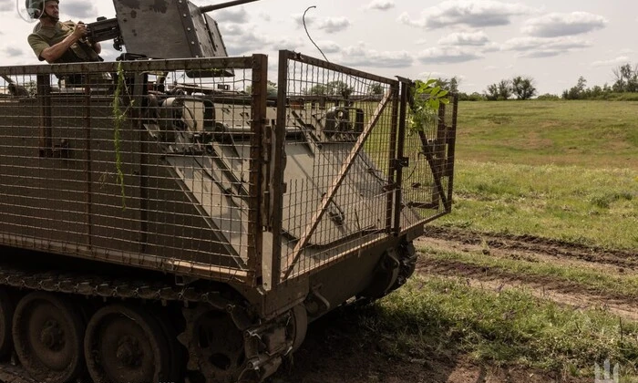 Украинские военные на фронте