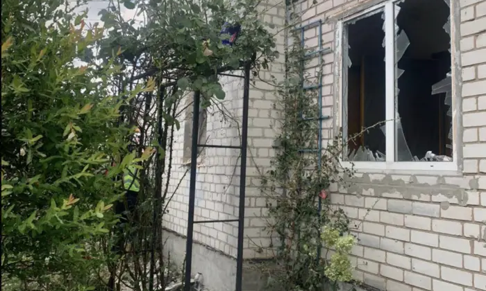 Пожар в Чернигове возле шахты