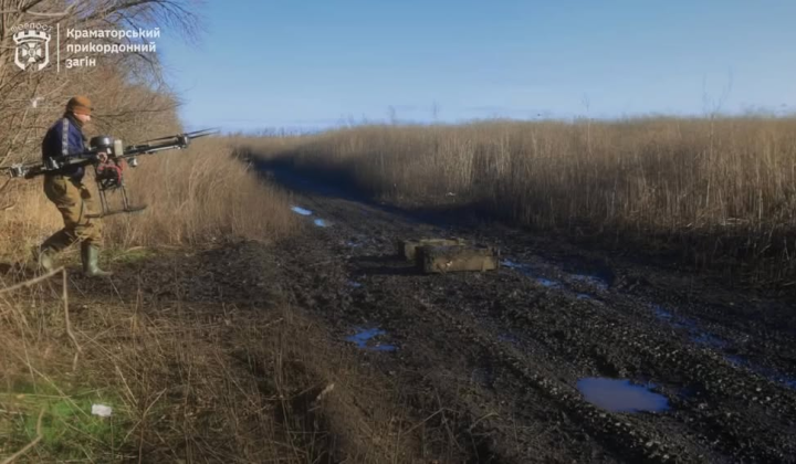 Volodymyr mastered controlling the 'Vampire' drone