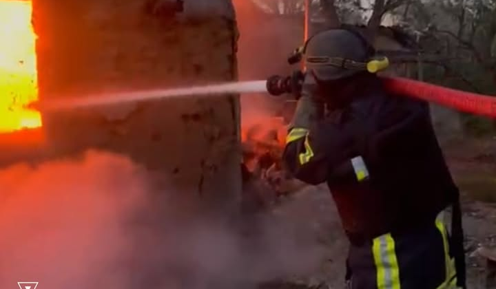 Российские войска обстреливают село на Херсонщине