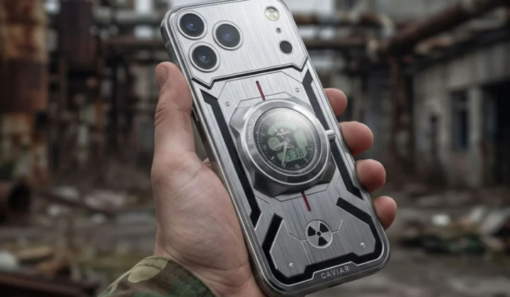 iPhone 17 Pro с геигеровским счетчиком