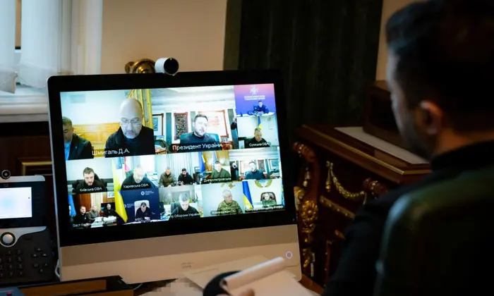 Zelensky energy system meeting Kyiv six regions