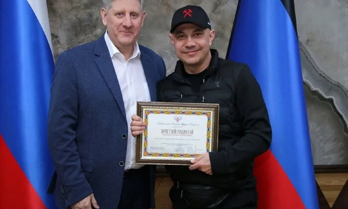 Konstantin Zhu in occupied Donetsk