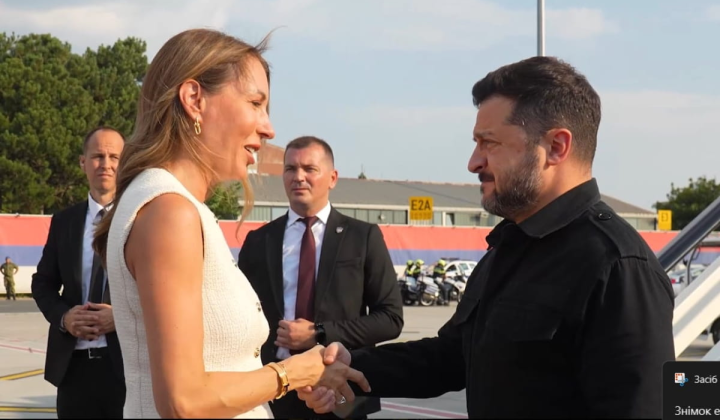 Зеленський прибув до Сербії