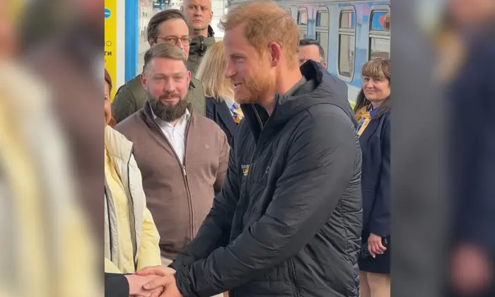 Prince Harry arrived in Kyiv