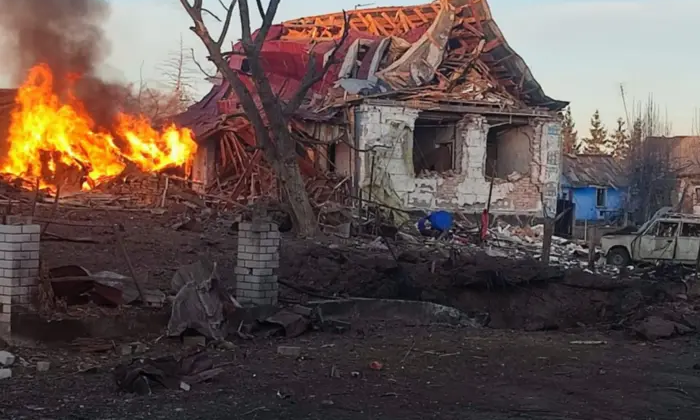 Автомобиль сбитый на остановке в Житомире