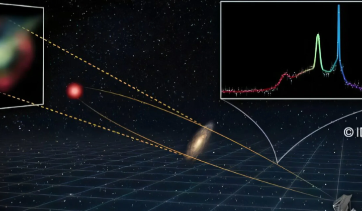 Astronomers discovered a giant space laser