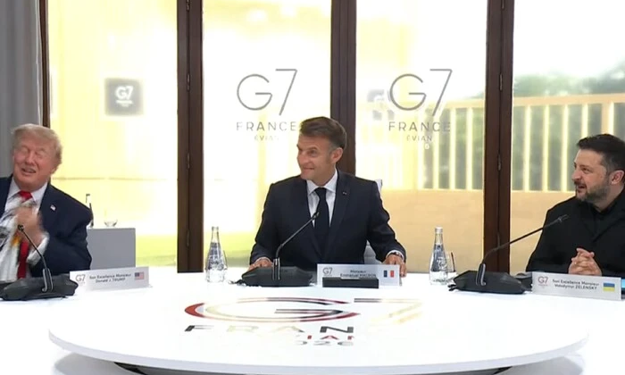 Трамп и Зеленский на саммите G7