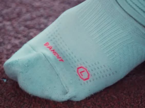 Bandit Socks supporting FLAU socks