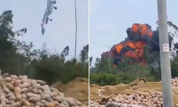 Винищувач зіпсувався під час навчання