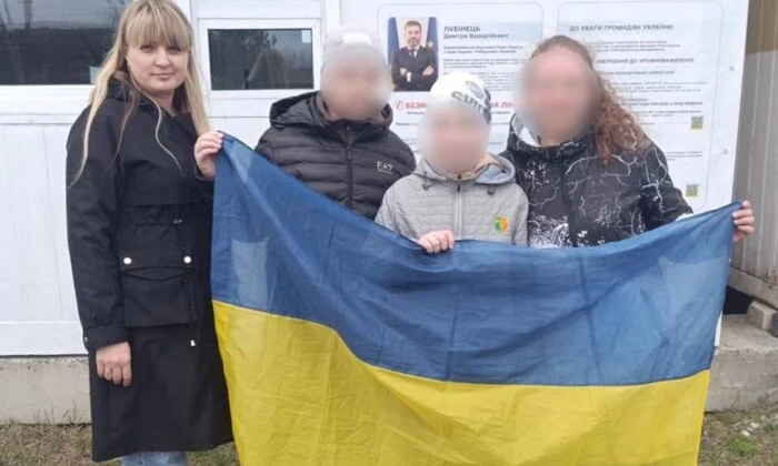 Возвращение сына украинского военнослужащего