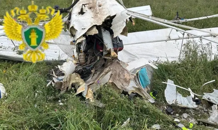 Легкомоторний літак, що розбився в Рязанській області