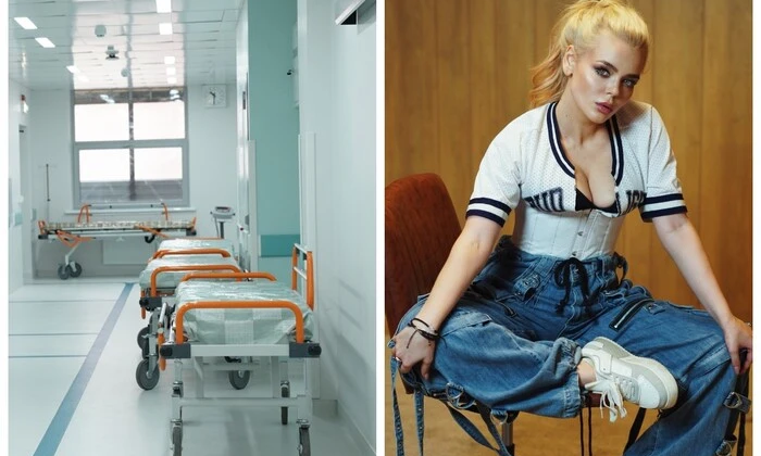 Аліна Гросу в лікарні