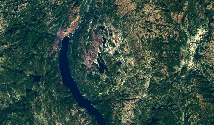 Largest impact crater in Quebec province