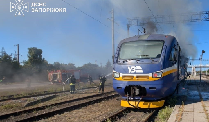 Працівник залізниці під час атаки