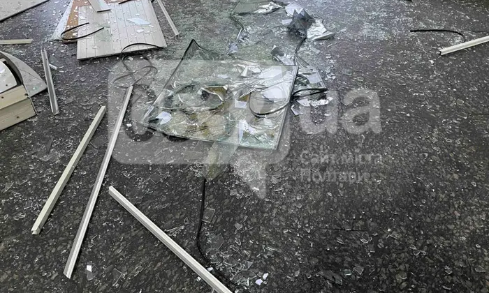 В Полтаве в результате атаки россиян вокзал