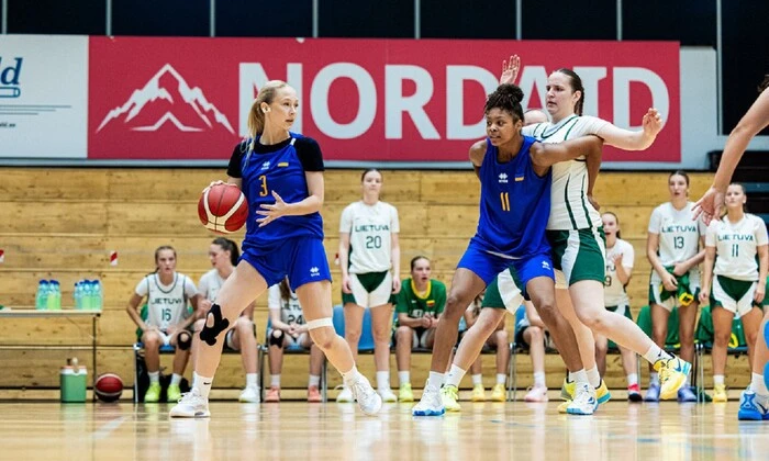 Девичья сборная Украины U-16 на Евробаскете