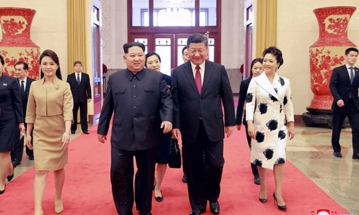 Xi Jinping in North Korea
