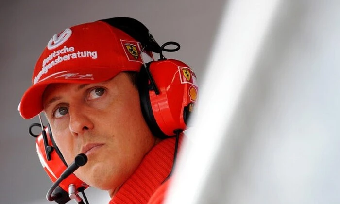 Michael Schumacher after injury