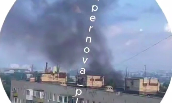 Напад дронів на Воронеж (відео)