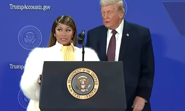 Фото Нікі Мінаж з нови Трампом