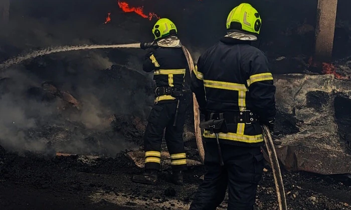 Пожар в пекарне в Кривом Роге